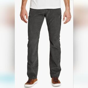 Eddie Bauer Corduroy Grey Straight Pants 35x30